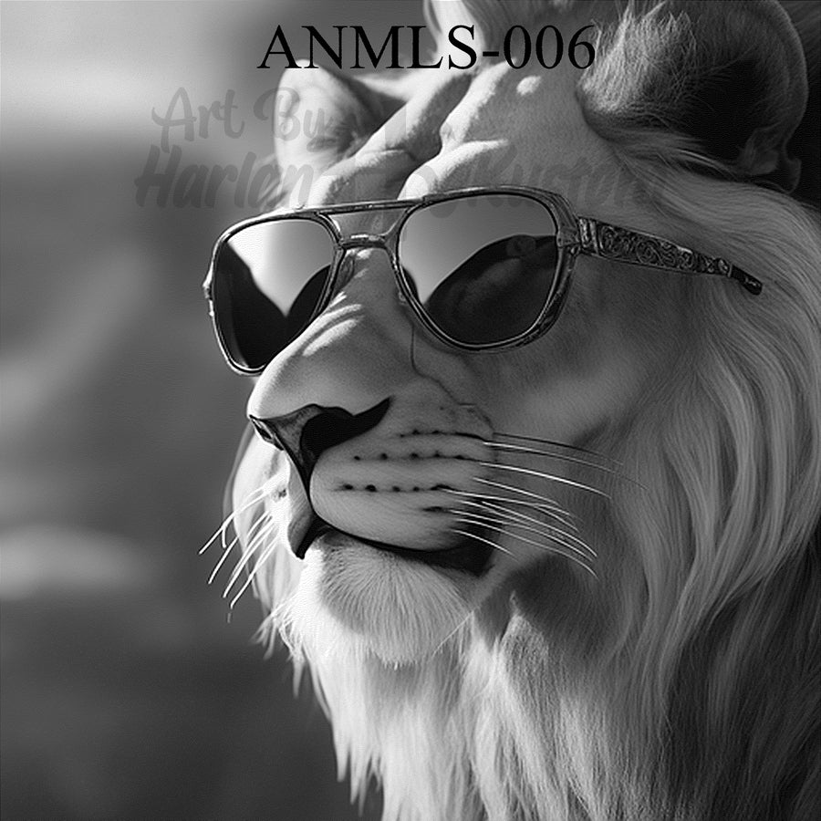 "King of Cool – Sunglasses & Swagger" SKU: ANMLS-006