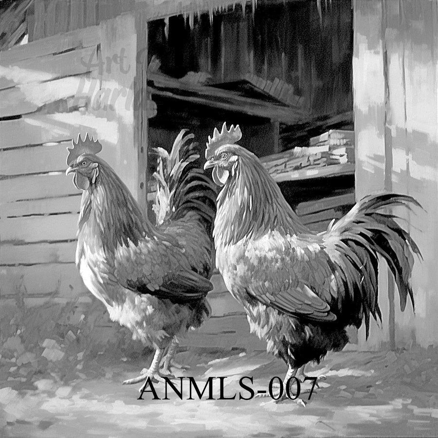 "Backyard Bosses – The Rooster Brothers" SKU: ANMLS-007