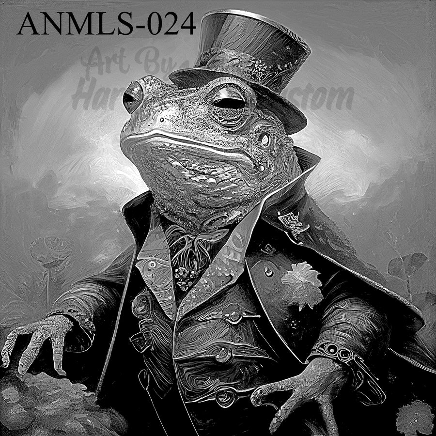 "Sir Croaksworth – Gentleman of the Swamp" SKU: ANMLS-024