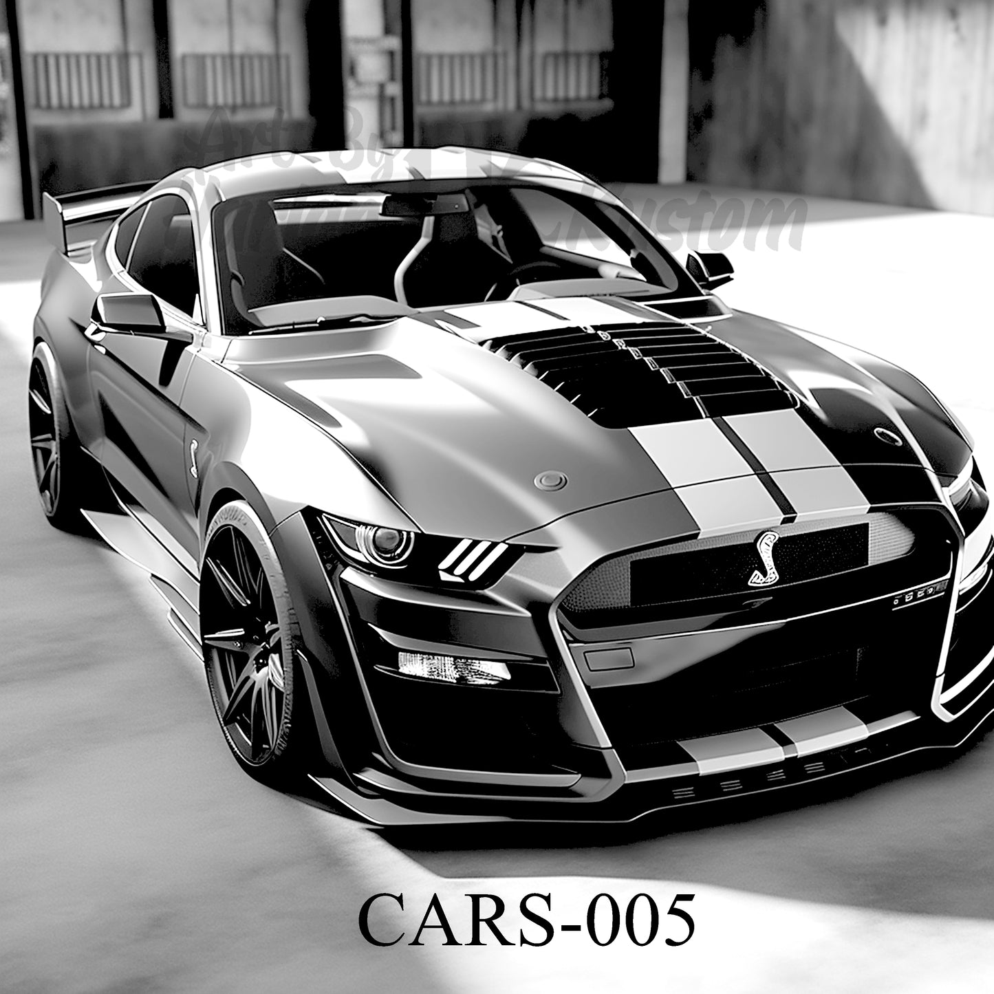 "Venom in Steel – Shelby GT500 Strike" SKU: CARS-005