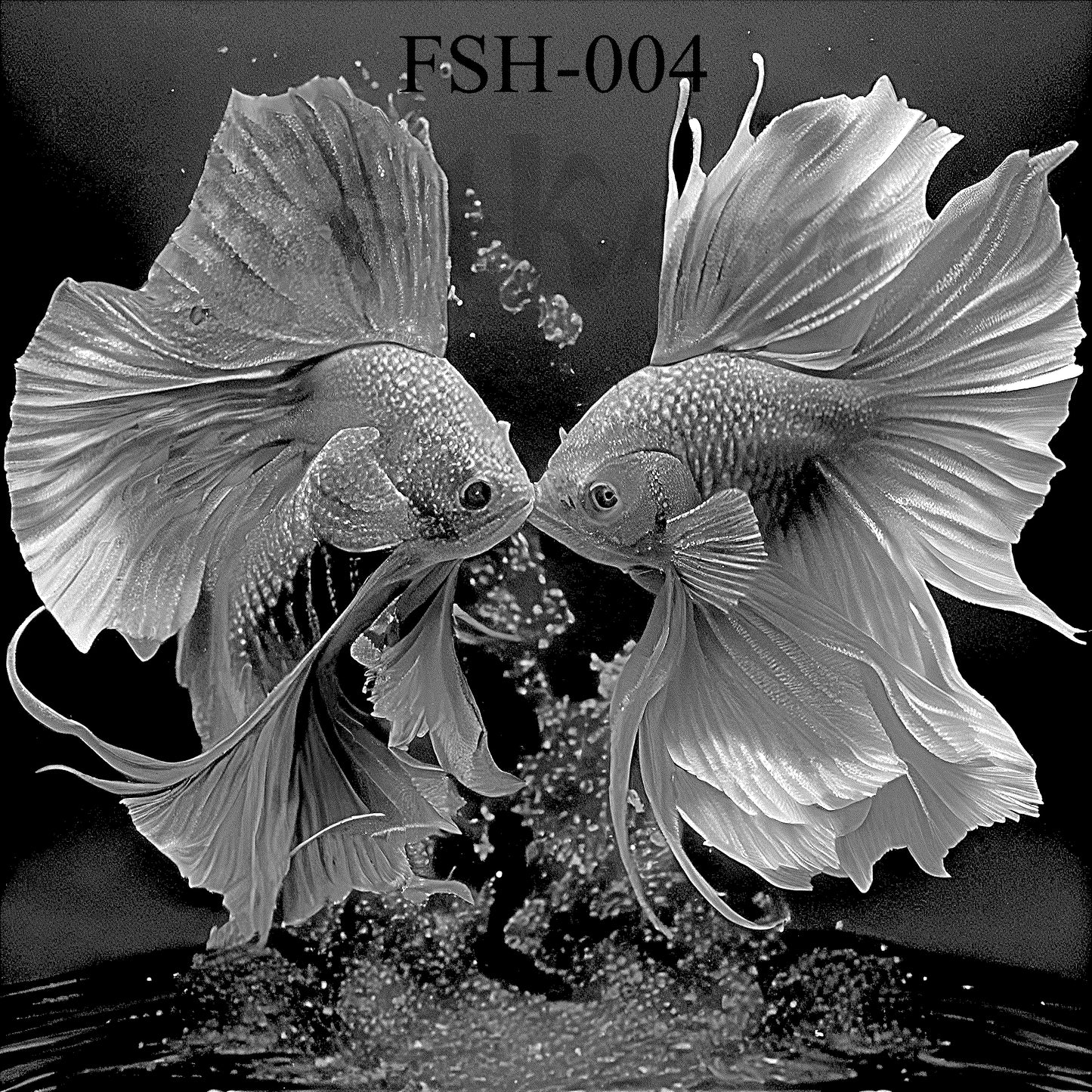 "Ballet of the Bettas – Elegant Duel" SKU: FSH-004