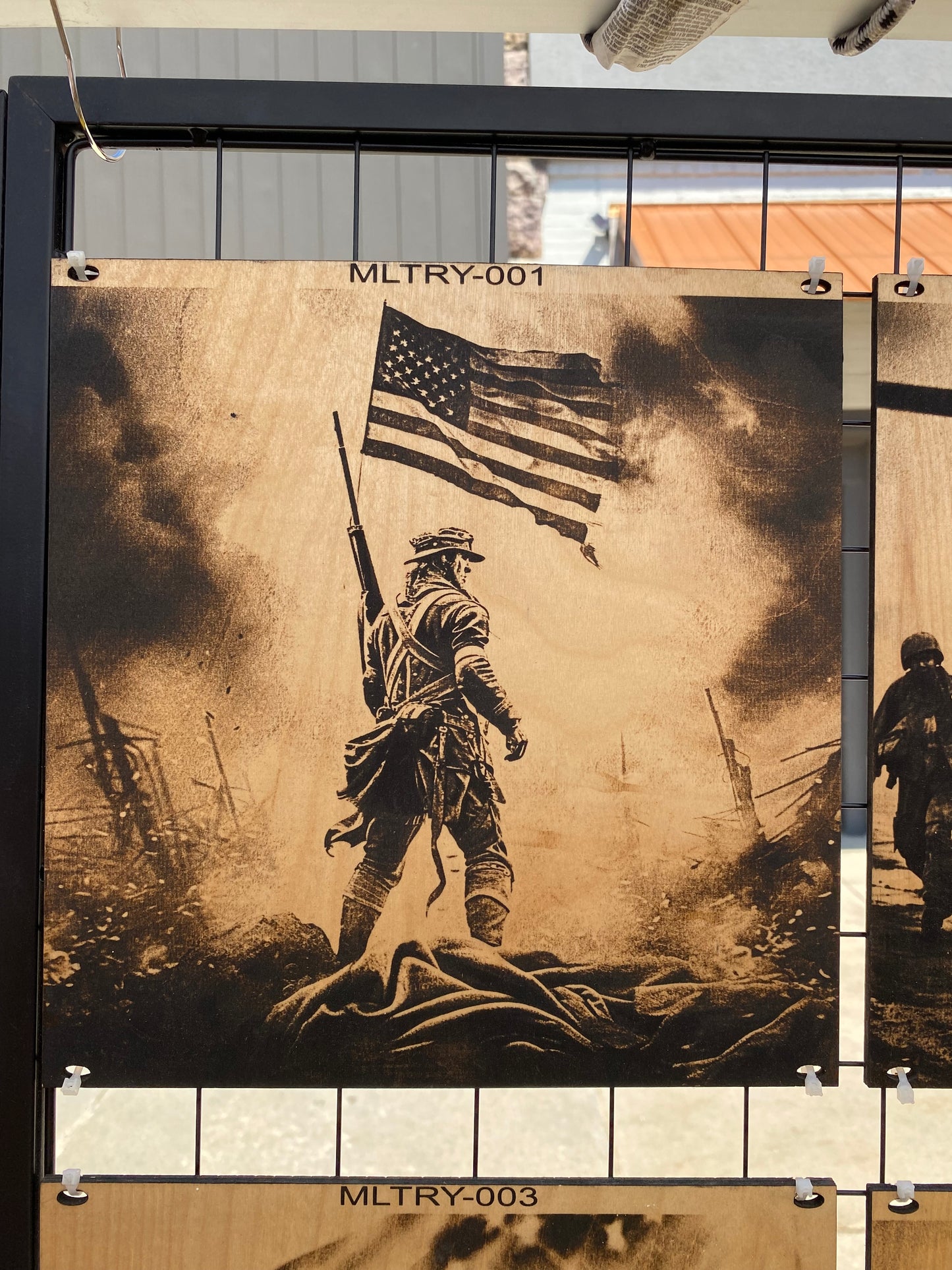 "Stand for the Fallen โ American Battlefield Tribute" SKU: MLTRY-001