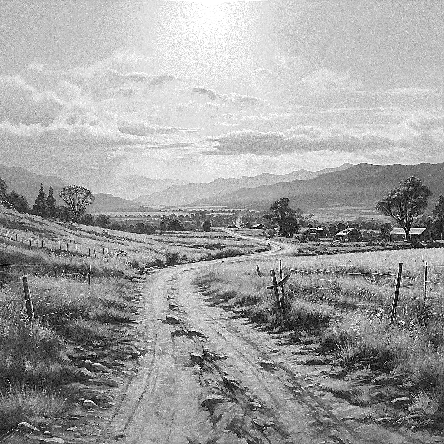 “Backroad Sunrise – The Long Way Home” SKU: LNDSCP-006