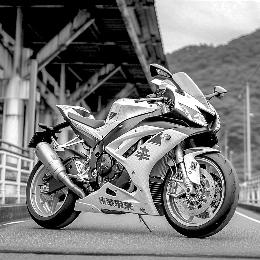 "Speed Script – Japanese Superbike Art" SKU: MC-005