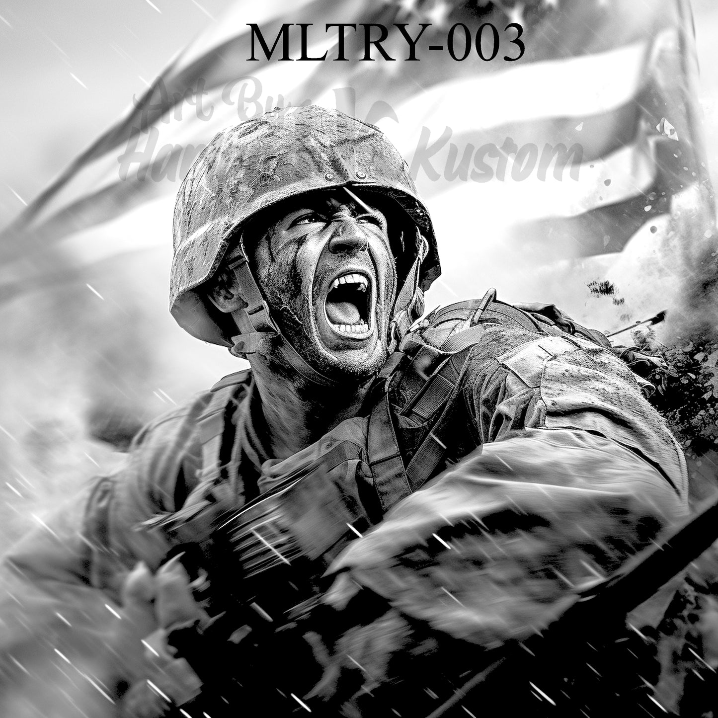 “No Retreat – Battle Cry in the Firestorm” SKU: MLTRY-003