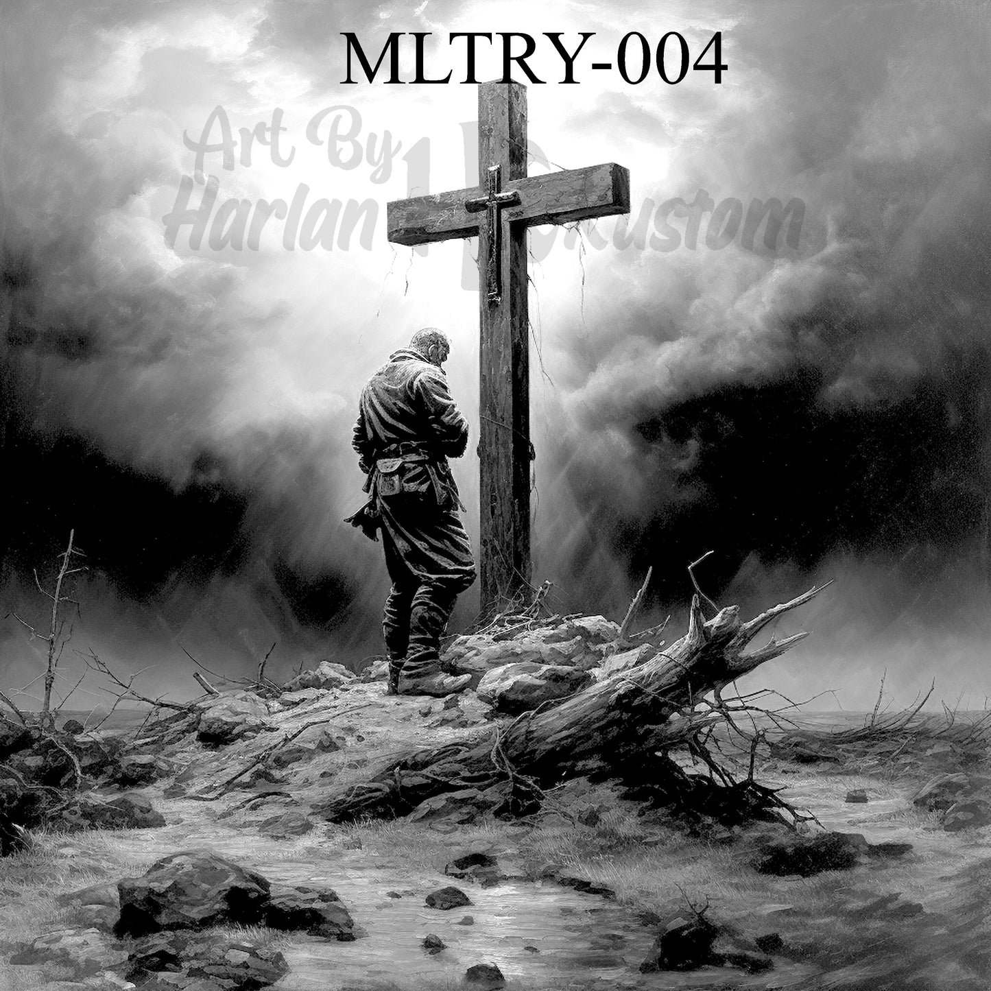 “Silent Prayer Before the Storm” SKU: MLTRY-004