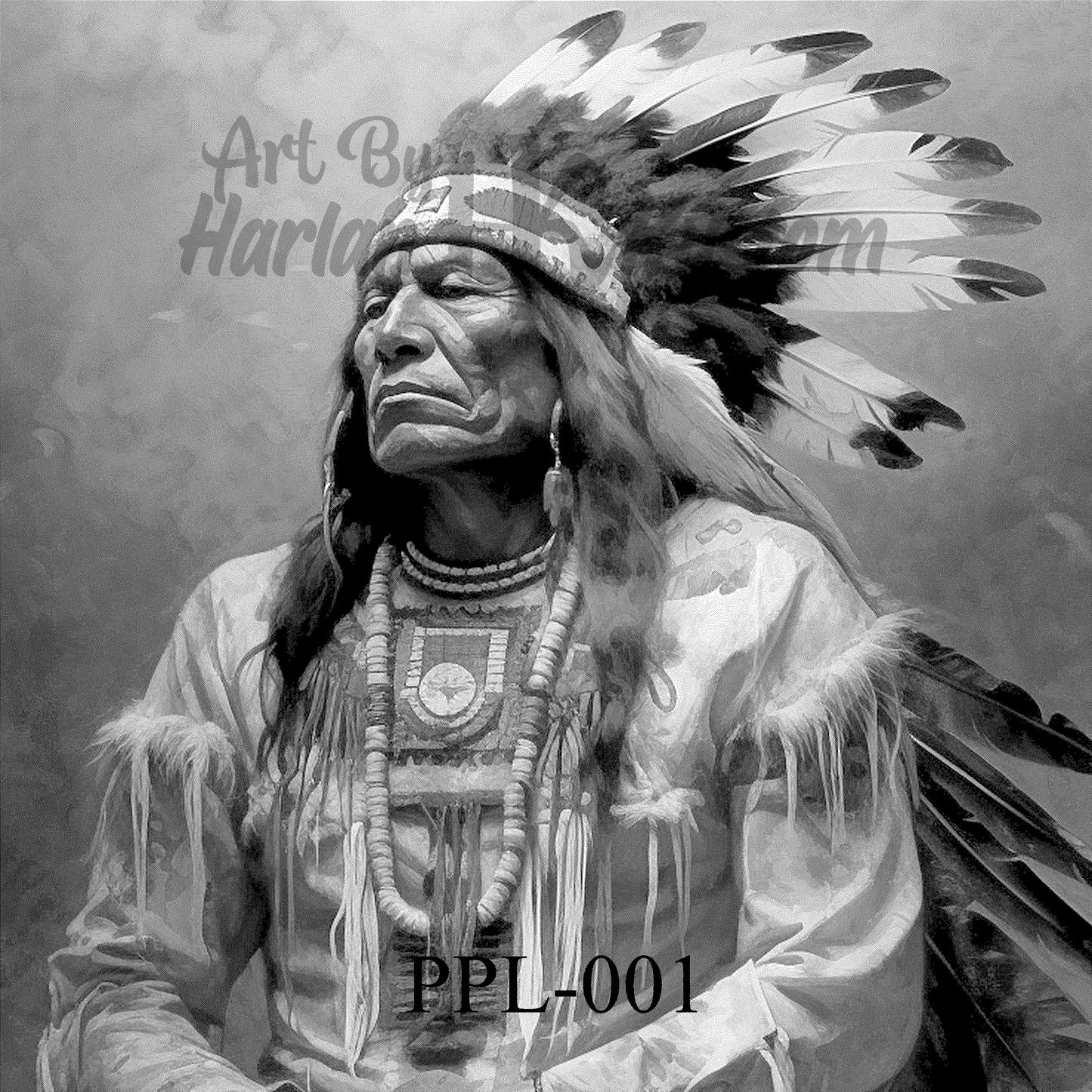 “Silent Wisdom – Spirit of the Plains” SKU: PPL-001