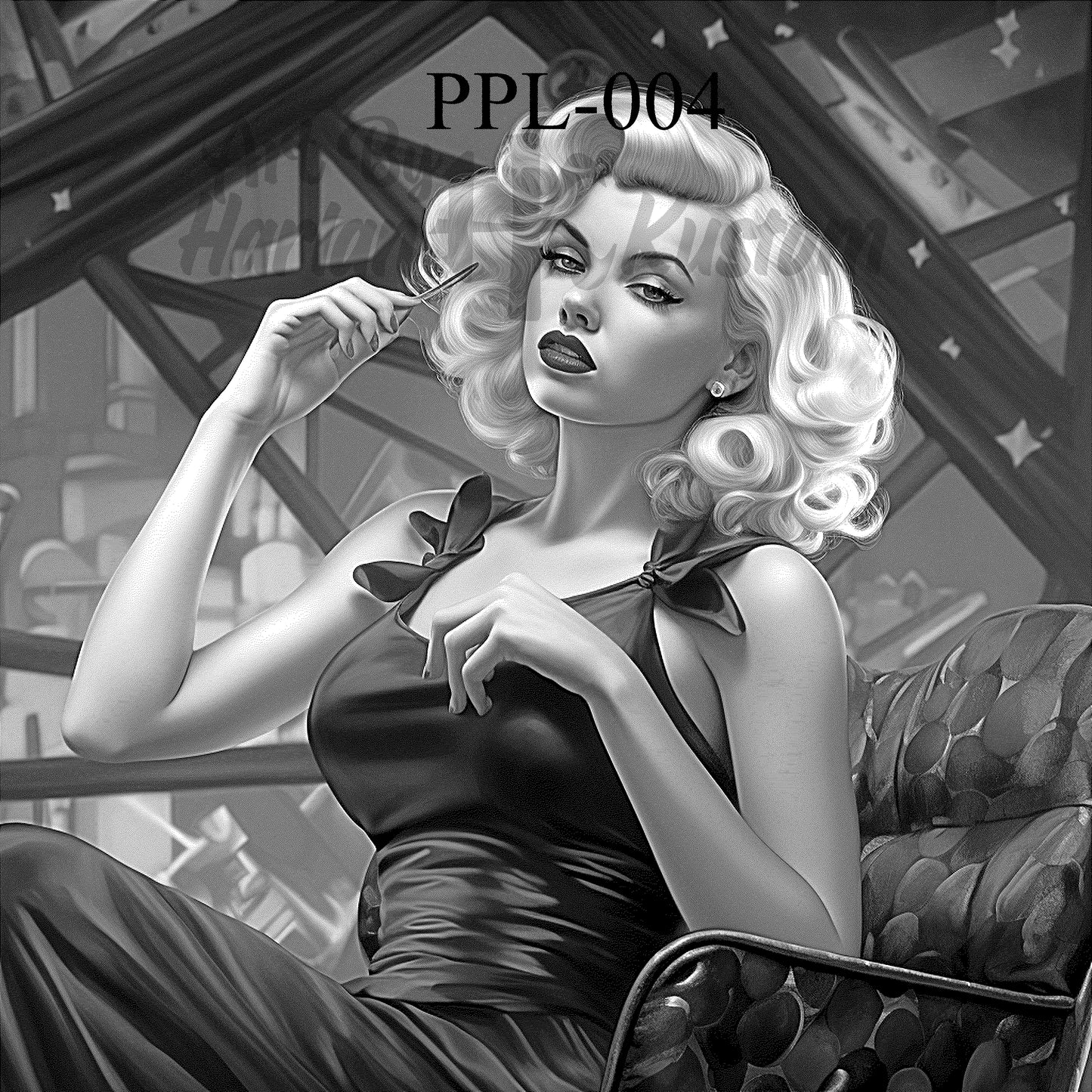 “Midnight Glam – Vintage Velvet Attitude” SKU: PPL-004