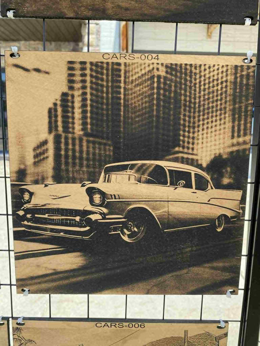 "City Classic – ’57 Chevy in Motion" SKU: CARS-004