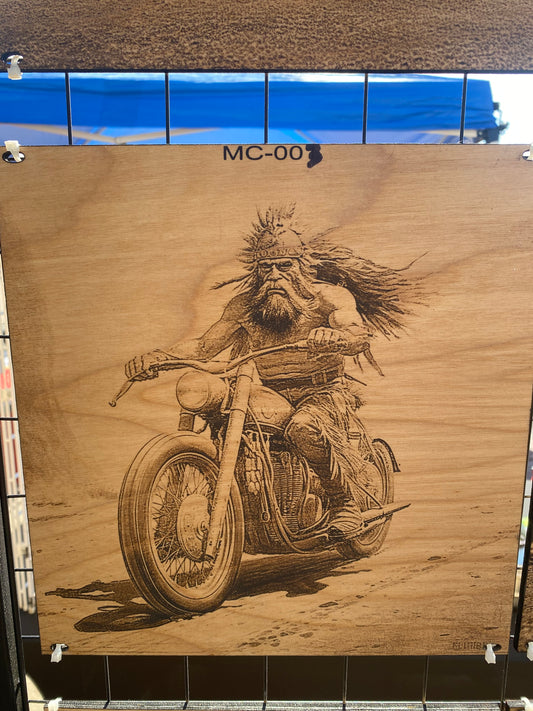 "Spirit Rider – Warrior on Steel" SKU: MC-003