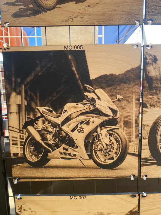 "Speed Script – Japanese Superbike Art" SKU: MC-005