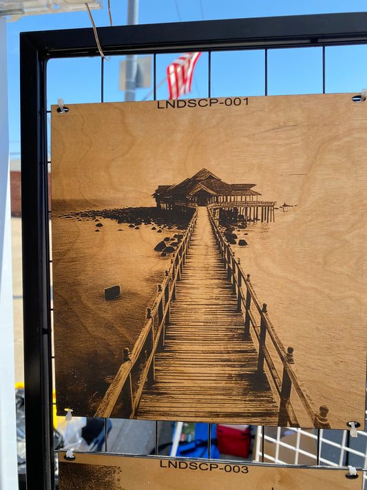 "Path to Serenity – Ocean Pier Escape" SKU: LNDSCP-001