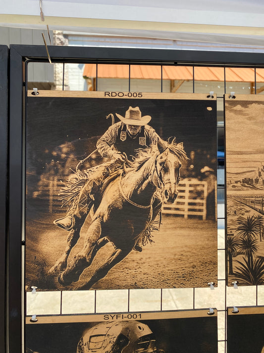 “Barrel Turn at Dusk – The Cowboy’s Line” SKU: RDO-005