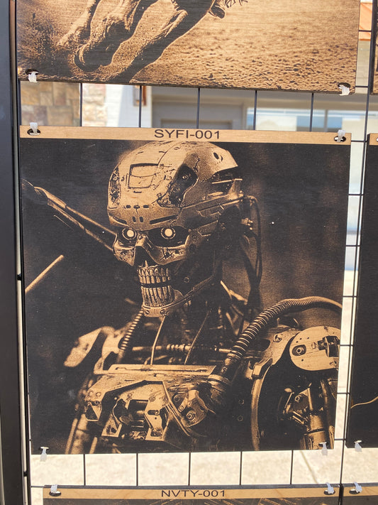 “Skull of Steel – The Future is Wired” SKU: SYFI-001