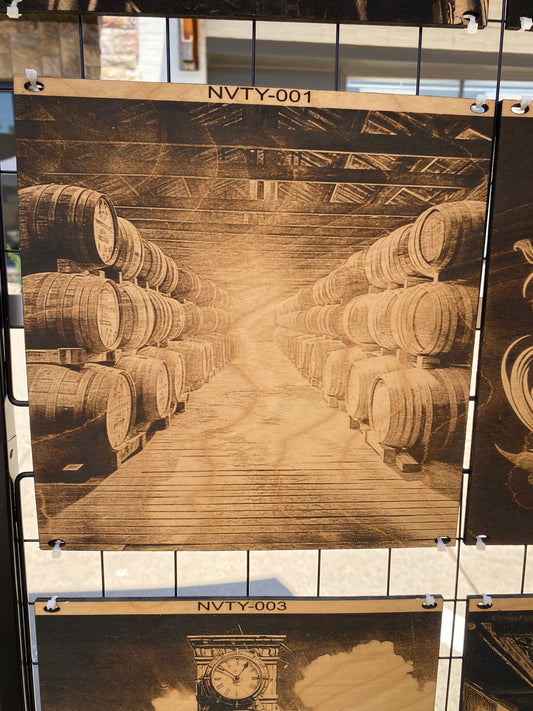 “Aged to Perfection – The Barrel Room” SKU: NVTY-001
