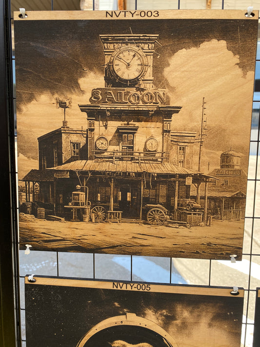 “Last Call at High Noon – Wild West Saloon” SKU: NVTY-003