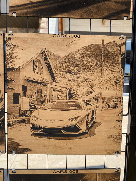 "Jungle Rager – Lambo Lost in Paradise" SKU: CARS-006