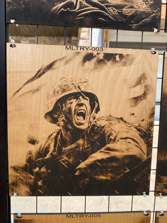 “No Retreat – Battle Cry in the Firestorm” SKU: MLTRY-003