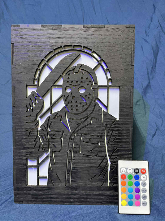 Jason Horror Light Box Lamp